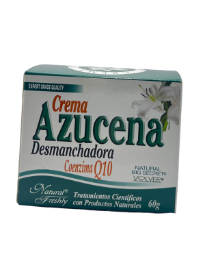 ✨ Crema Azucena Desmanchadora | Natural Freshly – Con Coenzima Q10 (60g)