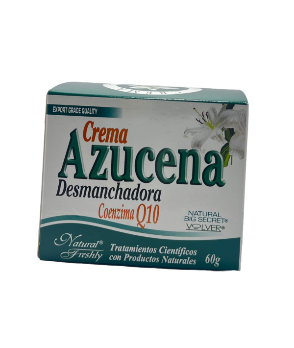 ✨ Crema Azucena Desmanchadora | Natural Freshly – Con Coenzima Q10 (60g)