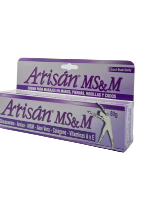 💪 Artrisán MS&M | Natural Freshly – Crema para Masajes Articulares (80g)