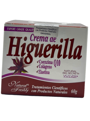 🌿 Crema de Higuerilla con Coenzima Q10, Colágeno y Elastina | Natural Freshly – 60 g