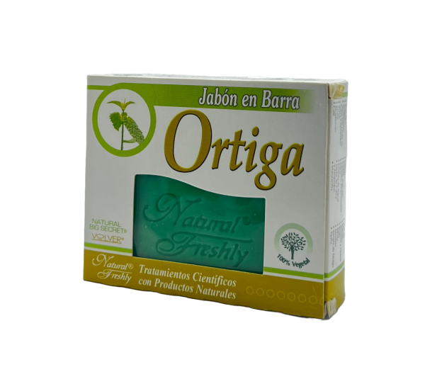 🌿 Jabón en Barra de Ortiga | Natural Freshly – 100% Vegetal 90g