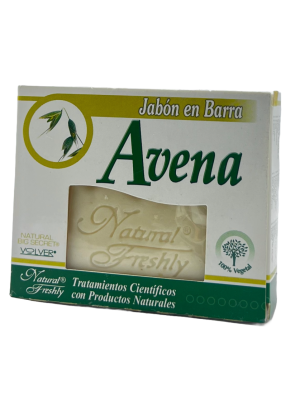 🌾 Jabón en Barra de Avena | Natural Freshly – 100% Vegetal 90g