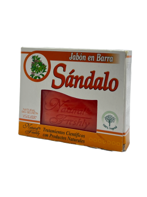 🧼 Jabón en Barra de Sándalo | Natural Freshly – 100% Vegetal 90g