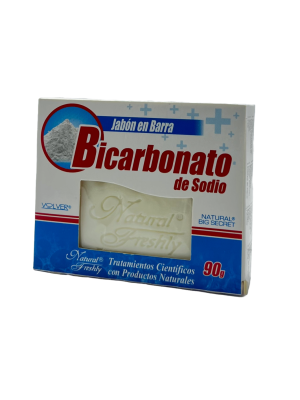🧼 Jabón en Barra de Bicarbonato de Sodio | Natural Freshly – 90 g
