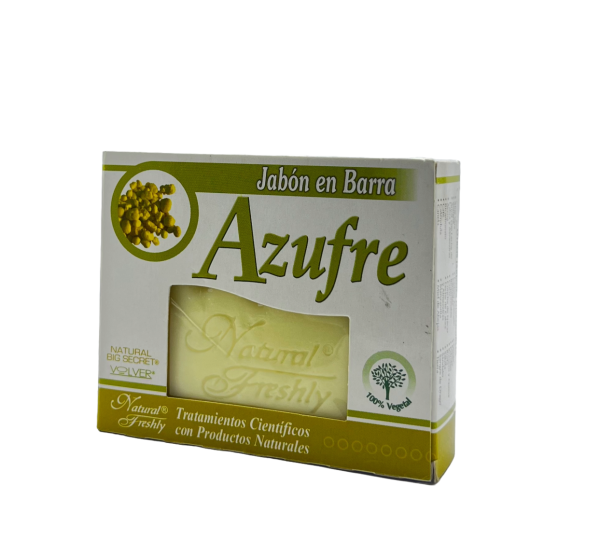 🧼 Jabón en Barra de Azufre | Natural Freshly – 90 g