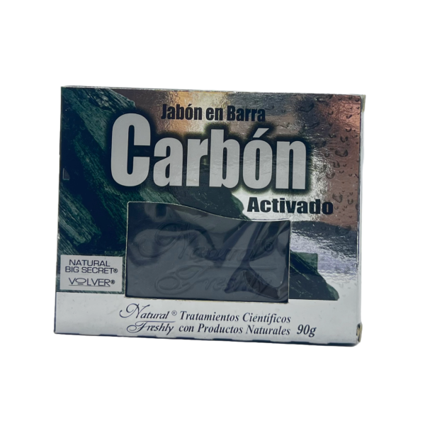 🖤 Jabón en Barra de Carbón Activado | Natural Freshly – 90 g
