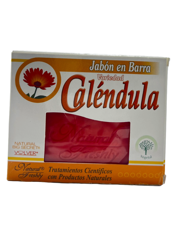 🌼 Jabón en Barra Caléndula | Natural Freshly – 90 g