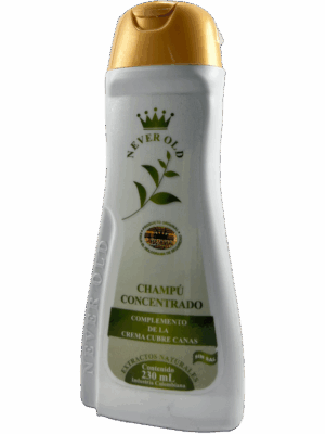 🧴Never Old – Champú Concentrado (230 mL)