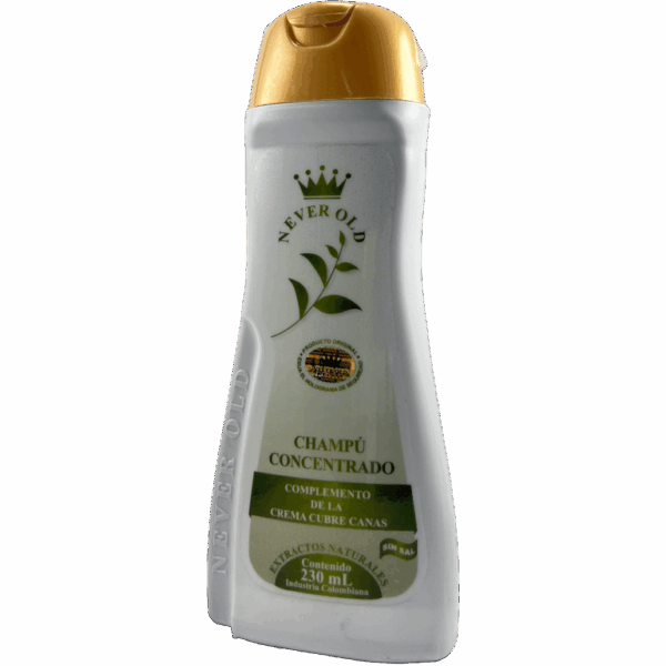 🧴Never Old – Champú Concentrado (230 mL)