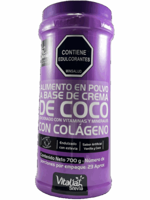 Colágeno Hidrolizado Vitaliah (700 g – Vainilla y coco)