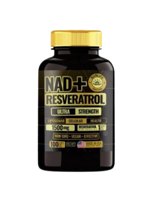 ⚡ NAD+ con Resveratrol Ultra Strength | Laboratorio: Advanced Tech  (60 Caps)