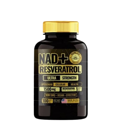 ⚡ NAD+ con Resveratrol Ultra Strength | Laboratorio: Advanced Tech  (60 Caps)