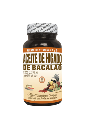🐟 Aceite de Hígado de Bacalao | Natural Freshly (60 Perls)