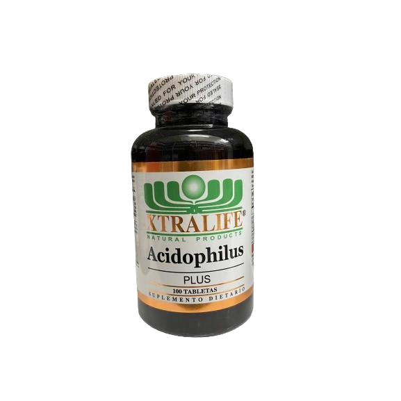 🦠 Acidophilus Plus – Xtralife Natural Products  (100 Tabletas)