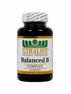 🌿 Balanced B Complex – Xtralife Natural Products  (100 Tabletas)