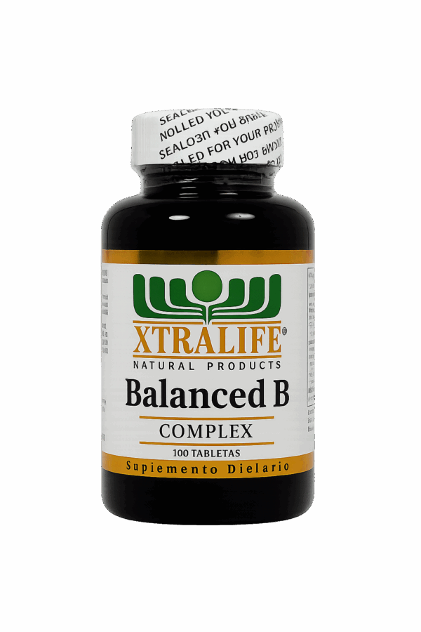 🌿 Balanced B Complex – Xtralife Natural Products  (100 Tabletas)