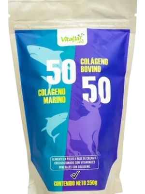 💙 Colágeno 50/50 Marino + Bovino | Laboratorio: Vitaliah Pro  (250 g)