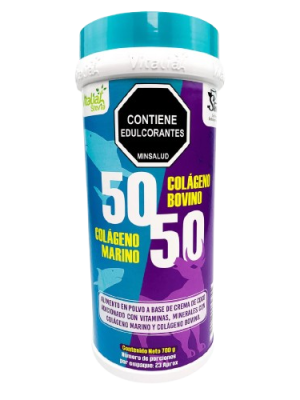 🌊 Colágeno 50/50 Marino + Bovino (700 g – Vainilla/Coco)