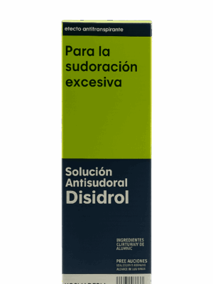 💧 DISIDROL – Solución Antisudoral para Sudoración Excesiva | Laboratorio Kosmaderm (60 ml)