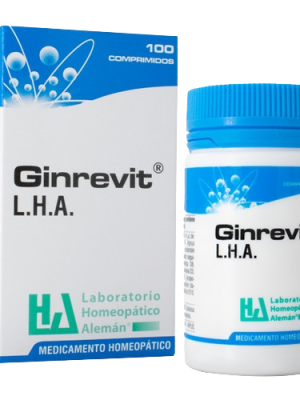 🧠 Ginrevit LHA | Laboratorio: LHA (Homeopático Alemán) (100 tabletas Sublinguales)