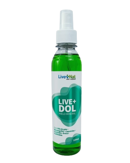 ❄️ Locion Refrescante LIVE+DOL | Laboratorio: Live Nat 120 ml