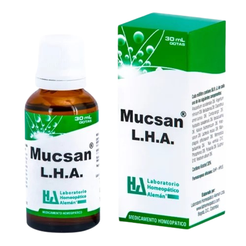 🌿 Mucsan LHA | Laboratorio: LHA (Homeopático Alemán) (30 ml)