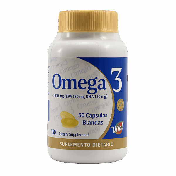 🧠 Omega 3 1000 mg – Laboratorio Vital  (50 Softgels)