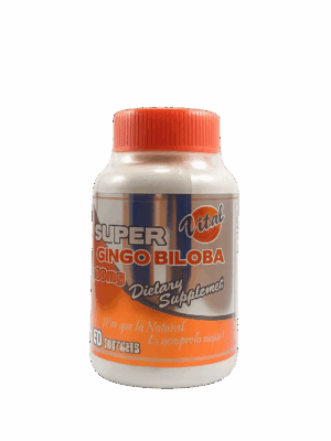 🧠 Super Gingo Biloba – Laboratorio Vital  (50 Softgels)