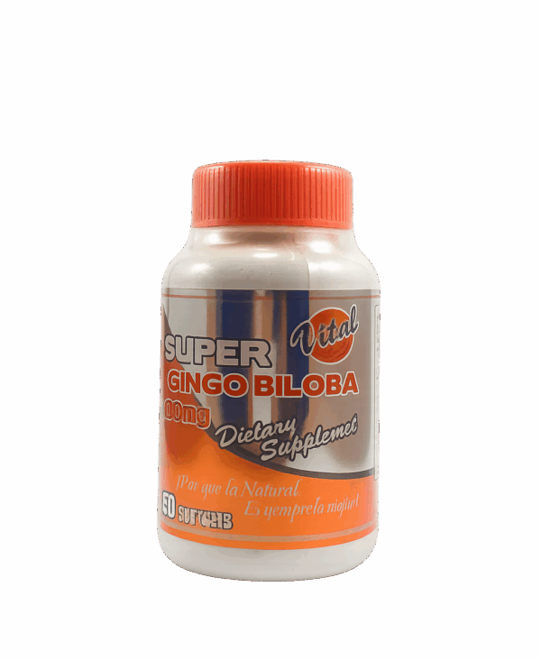 🧠 Super Gingo Biloba – Laboratorio Vital  (50 Softgels)