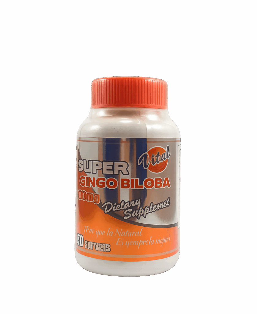 🧠 Super Gingo Biloba – Laboratorio Vital  (50 Softgels)
