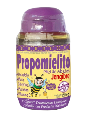 🍯 Propomielito Miel de Abejas con Jengibre | Natural Freshly – Alivio natural para la garganta (350g)