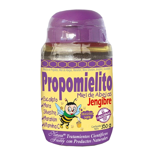 🍯 Propomielito Miel de Abejas con Jengibre | Natural Freshly – Alivio natural para la garganta (350g)