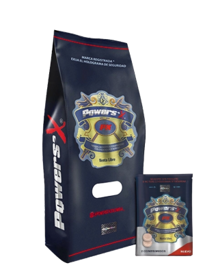 💥 Powers’X | Potenciador Natural | 120g  (400 discos de 300 mg C/U)