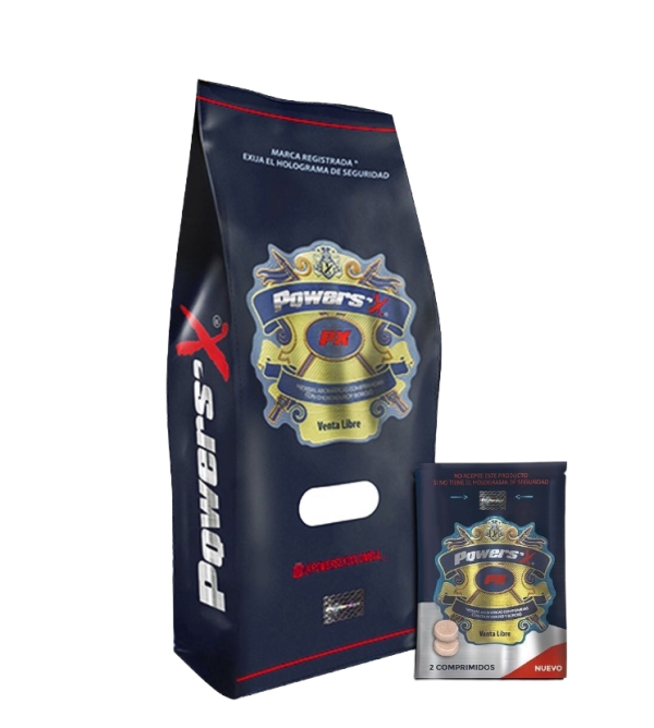 💥 Powers’X | Potenciador Natural | 120g  (400 discos de 300 mg C/U)