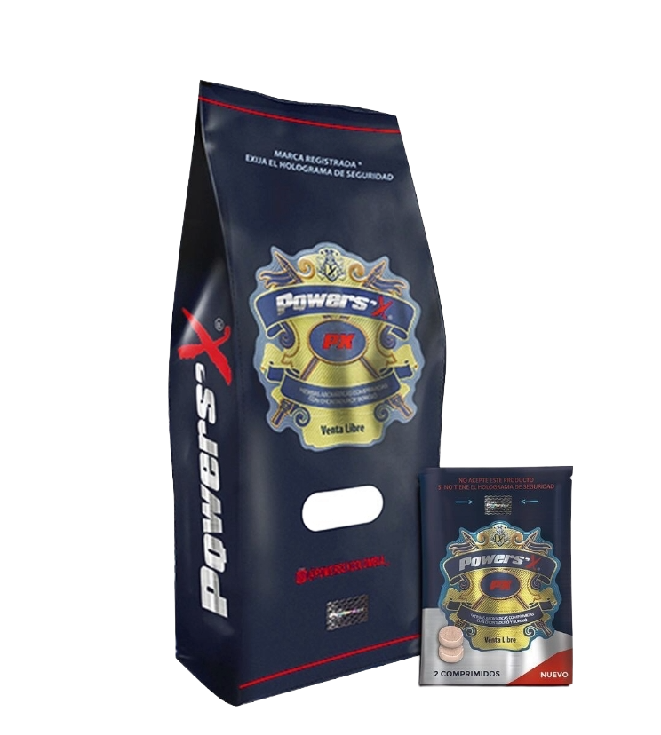 💥 Powers’X | Potenciador Natural | 120g  (400 discos de 300 mg C/U)