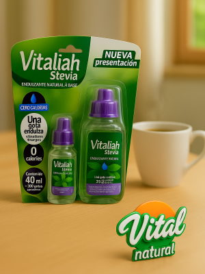 🌱 Vitaliah Stevia – Nueva Presentación | Vital Natural (40ml)