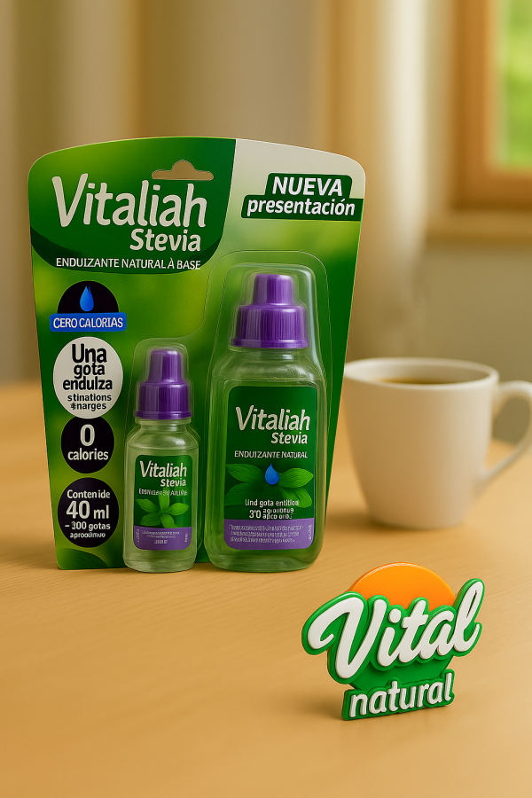 🌱 Vitaliah Stevia – Nueva Presentación | Vital Natural (40ml)