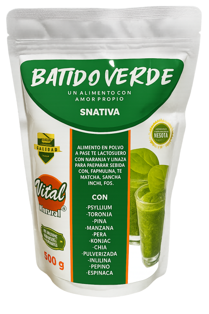 🌱 Batido Verde  | Vital Natural 500 g | Edición Premium