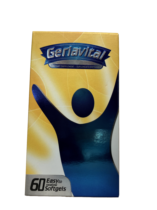 💙 Geriavital – Vitalidad y Bienestar para Adultos Mayores (60 cápsulas blandas) 🌞