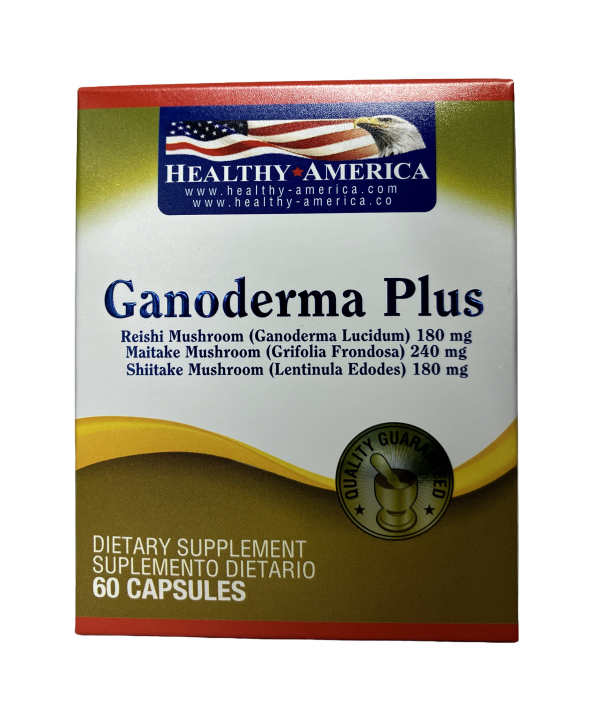 🍄 Ganoderma Plus – Hongos Medicinales para Defensa y Vitalidad (60 cápsulas)