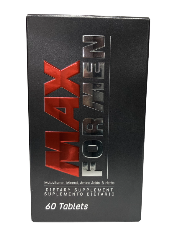 🧔‍♂️ MAX FOR MEN – Multivitaminas, Minerales y Aminoácidos para Hombres (60 tabletas)
