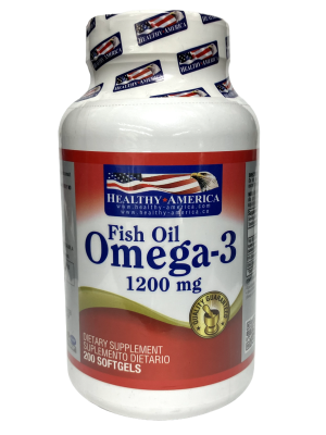 🐟 Fish Oil Omega-3 – Salud Cardiovascular y Cerebral (200 cápsulas blandas)