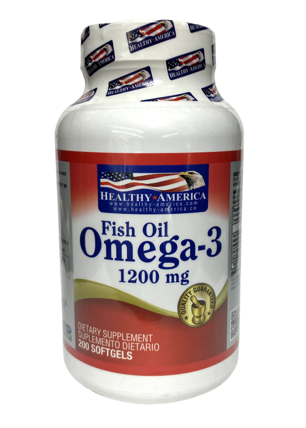 🐟 Fish Oil Omega-3 – Salud Cardiovascular y Cerebral (200 cápsulas blandas)