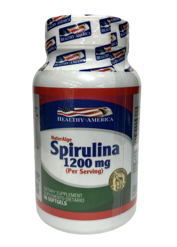 🌊 NaturAlge Spirulina – Energía Verde y Nutrición Celular (90 cápsulas blandas)