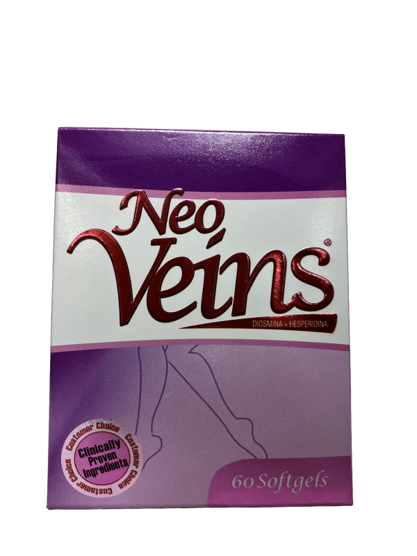 🦵 Neo Veins – Circulación y Bienestar Venoso con Diosmina + Hesperidina (60 cápsulas blandas) 💜