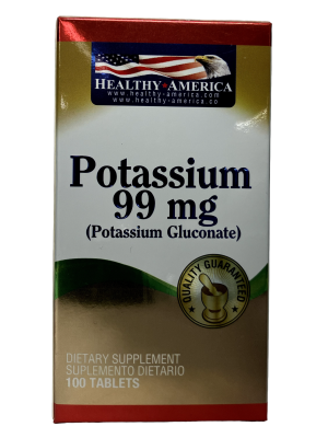 ⚡ Potassium 99 mg – Equilibrio Electrolítico y Apoyo Muscular (100 tabletas)