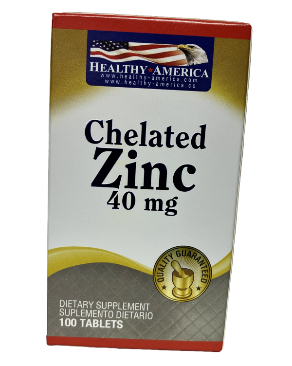 Chelated Zinc 40 mg – Defensas, Piel y Metabolismo en Tabletas