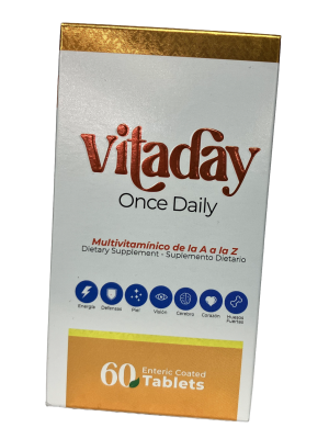 Vitaday Once Daily – Energía, Defensas y Bienestar en Una Tableta al Día