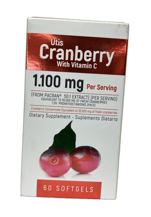 Utis Cranberry + Vitamina C – Protección Urinaria Natural en 60 Cápsulas