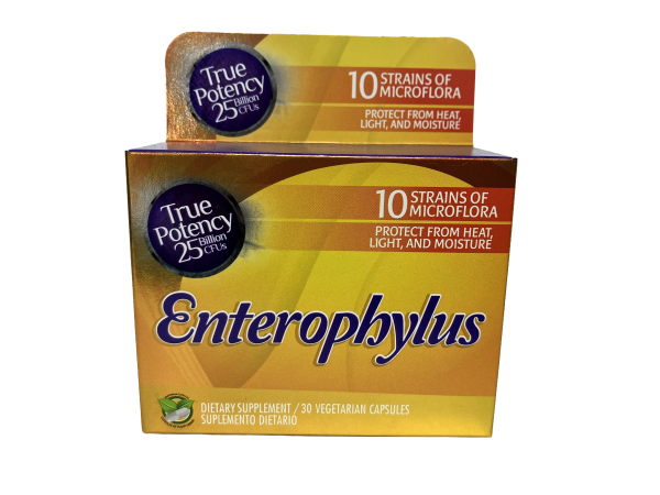 🌿🦠 Título: Enterophylus 30 cápsulas – Probiótico de Alta Potencia para Tu Salud Digestiva